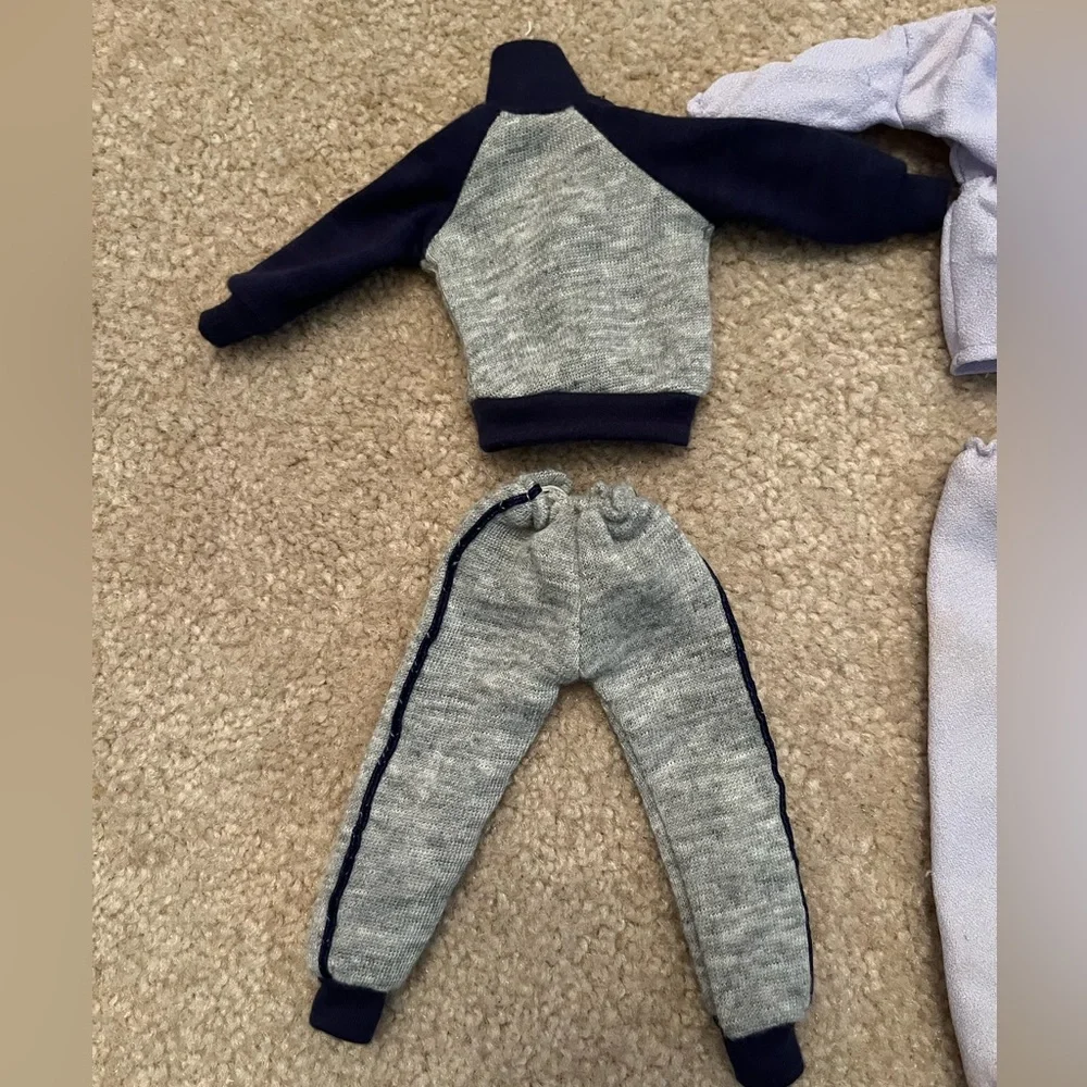 Vintage Barbie Wrangler Tracksuit Sweatsuit, Purple Lounge Outfit, and Leotard